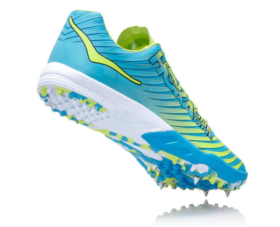 Hoka One One Spikes Dames - Evo Xc - Blauw/Groen - XY4321695